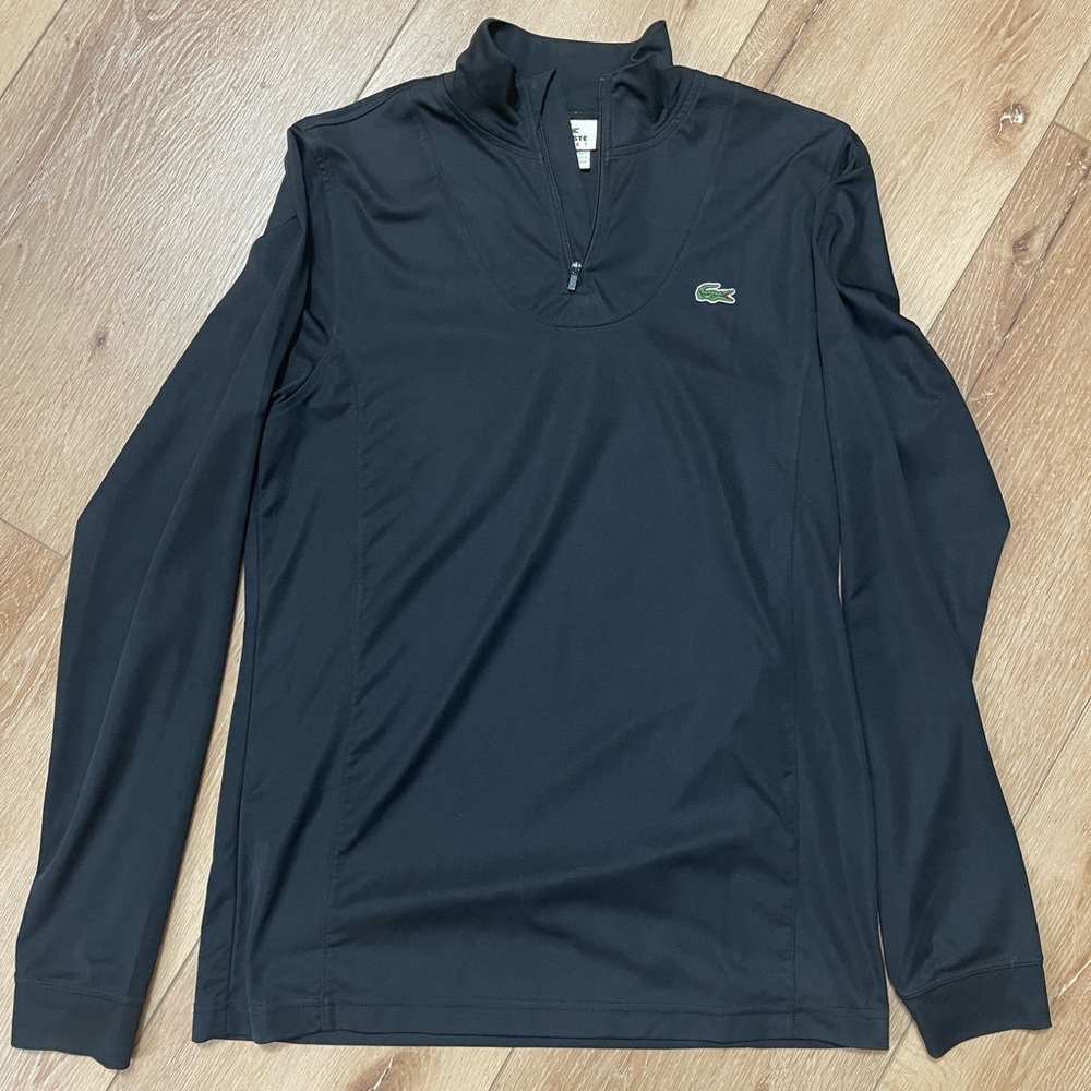 Lacoste Athletic Quarter Zip Mens Small